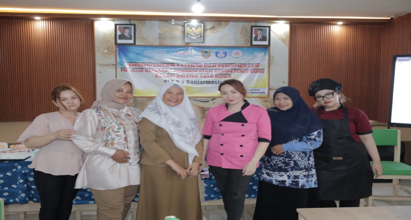 Kegiatan Tata Boga di SLB Negeri 3 Banjarmasin Bersama Chef Adeline: Mengasah Keterampilan, Menggali Potensi